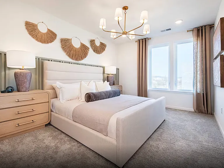 Model Imagery Staging 
Primary Bedroom