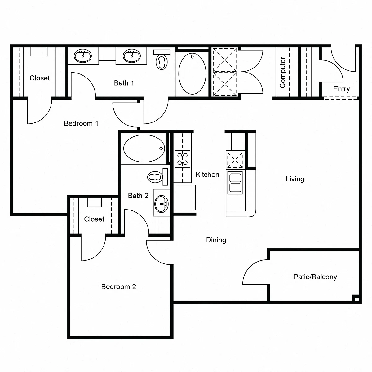 Floor plan 2A