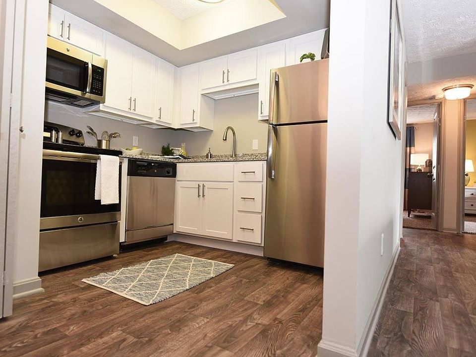 Entry way with hardwood-style flooring