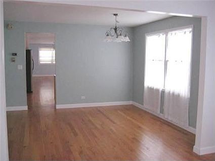 Dining Room with New Hardwood Floors
