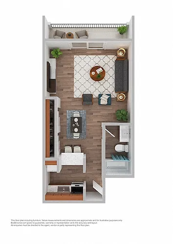 Floor plan Studio