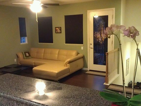 Living room, from kitchen.
