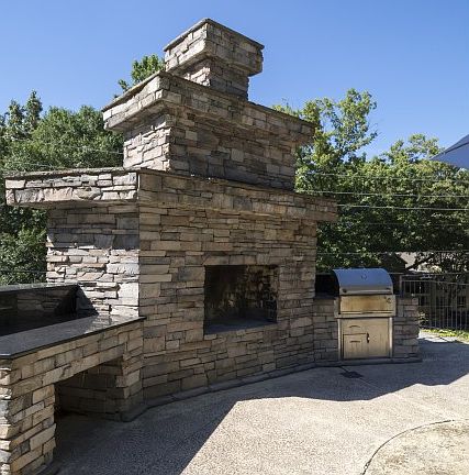 Outdoor Fireplace