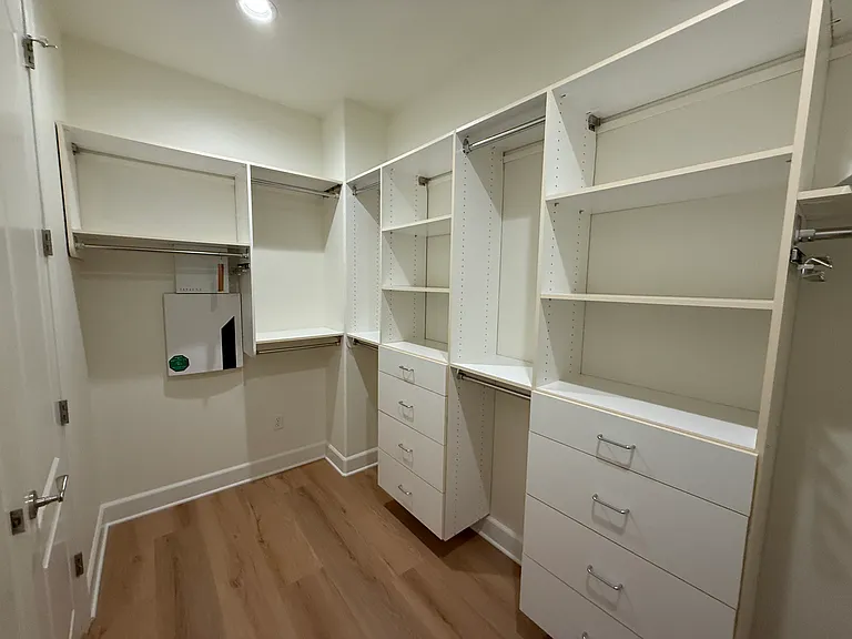 Primary bedrrom's second walk-in closet.