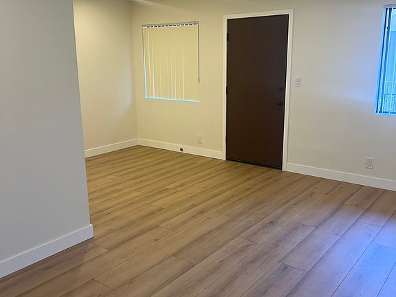 Entrance door into the living room.
