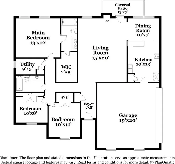 3 bed, 2.0 bath, 1343 sqft, $2,145 — Photo 2