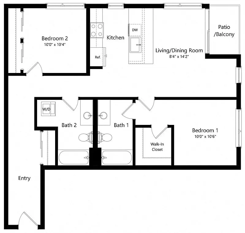 Floor plan B7