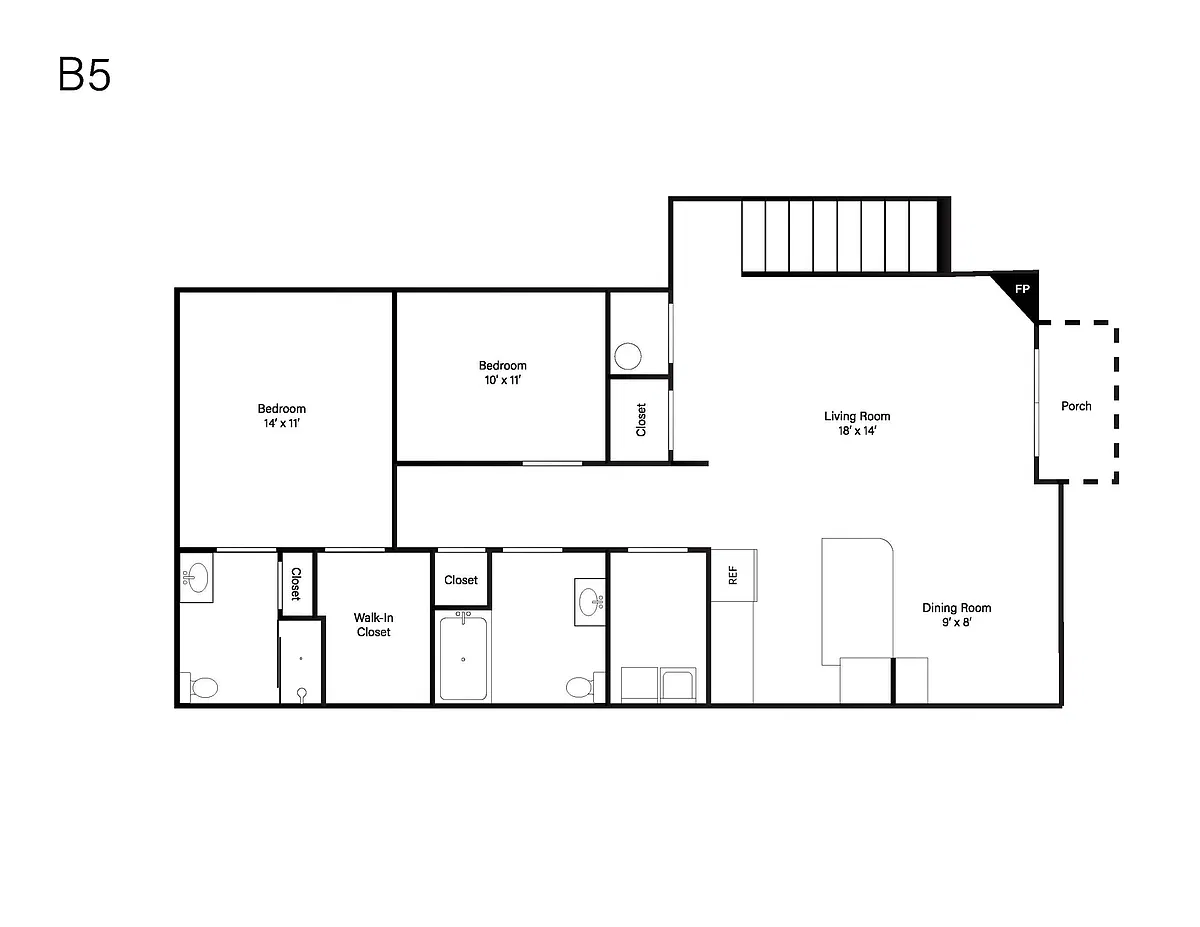 Floor plan B5