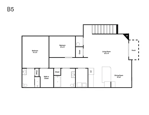 Floor plan B5