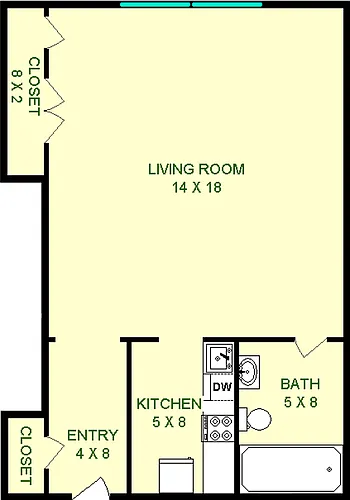 Floor plan Fort Pitt