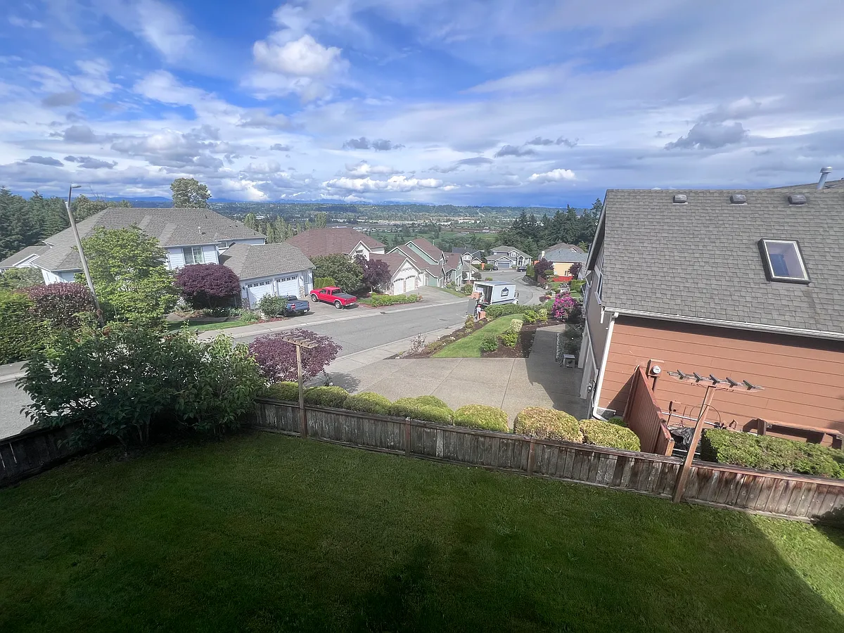 View from main floor - back yard - 28310 52nd Ave S