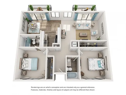 Floor plan Santorini - Tailored