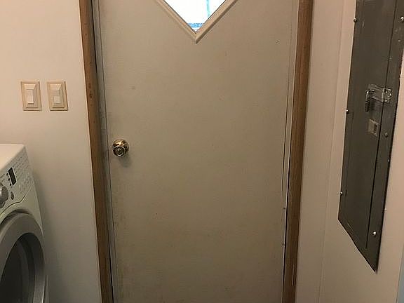 Laundry room/back door 