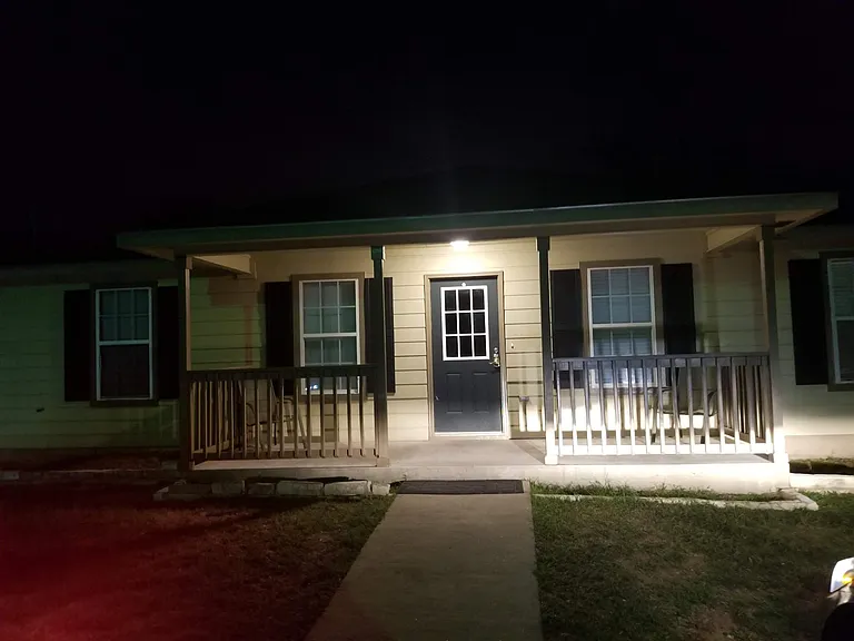 Night View front Porch