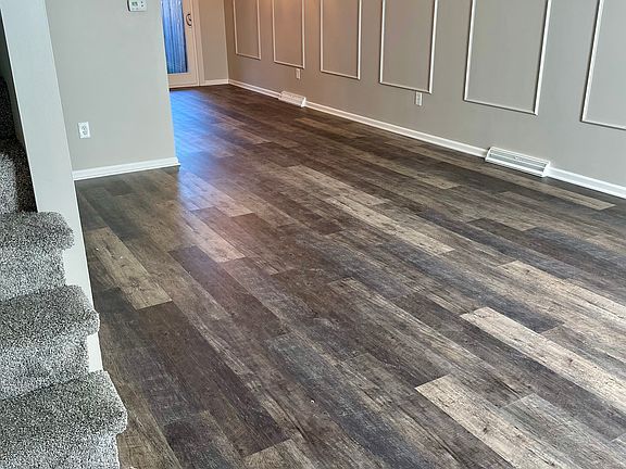 Durable & attractive LVP flooring throughout the first floor.