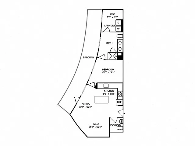 Floor plan A16