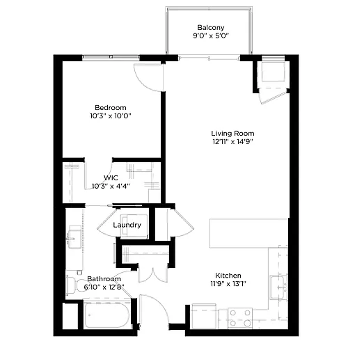 Floor plan B1-B