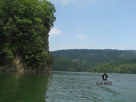 Jacks Bluff across from lot