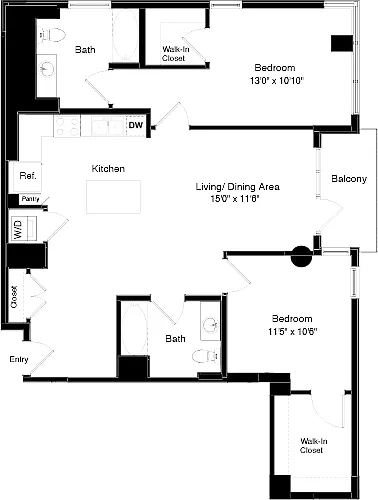 Floor plan Tower B6