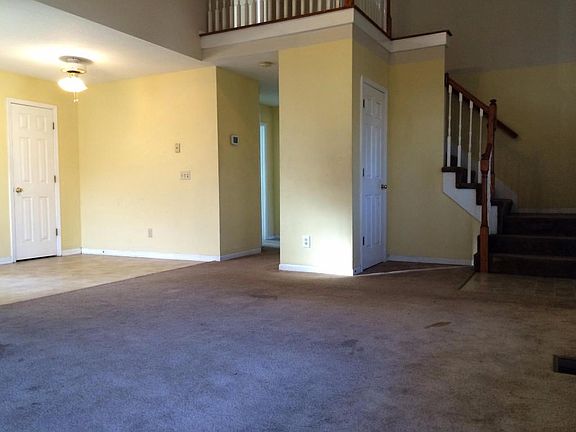 Living room and dining area