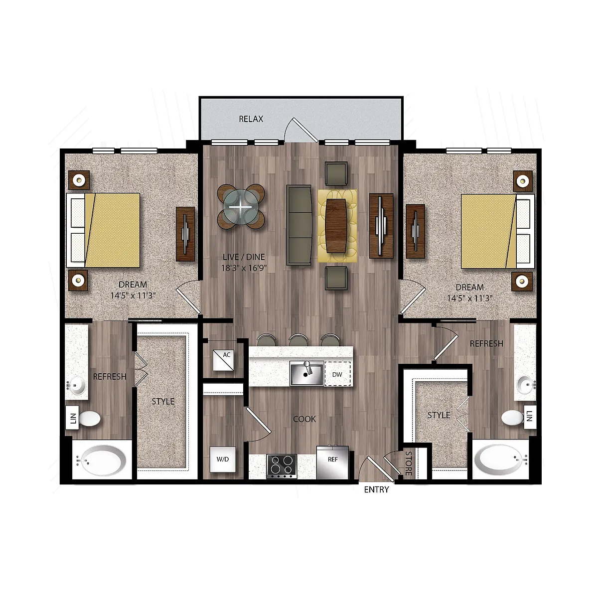 Floor plan B7