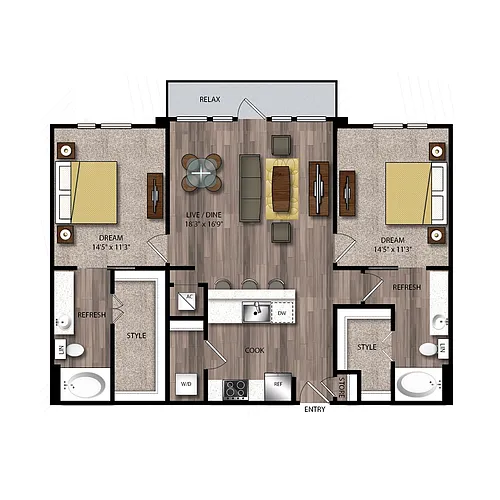Floor plan B7
