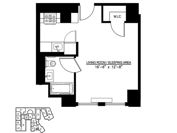 2nd image of 15 Park Row APT 8J