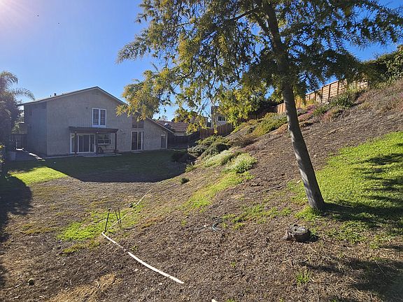 Far corner of the yard