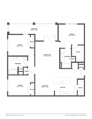 Floor plan C1