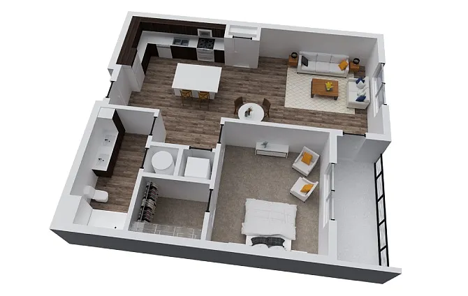 Floor plan Pikes Peak
