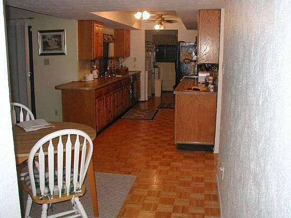 Beautiful kitchen has lots of storage space