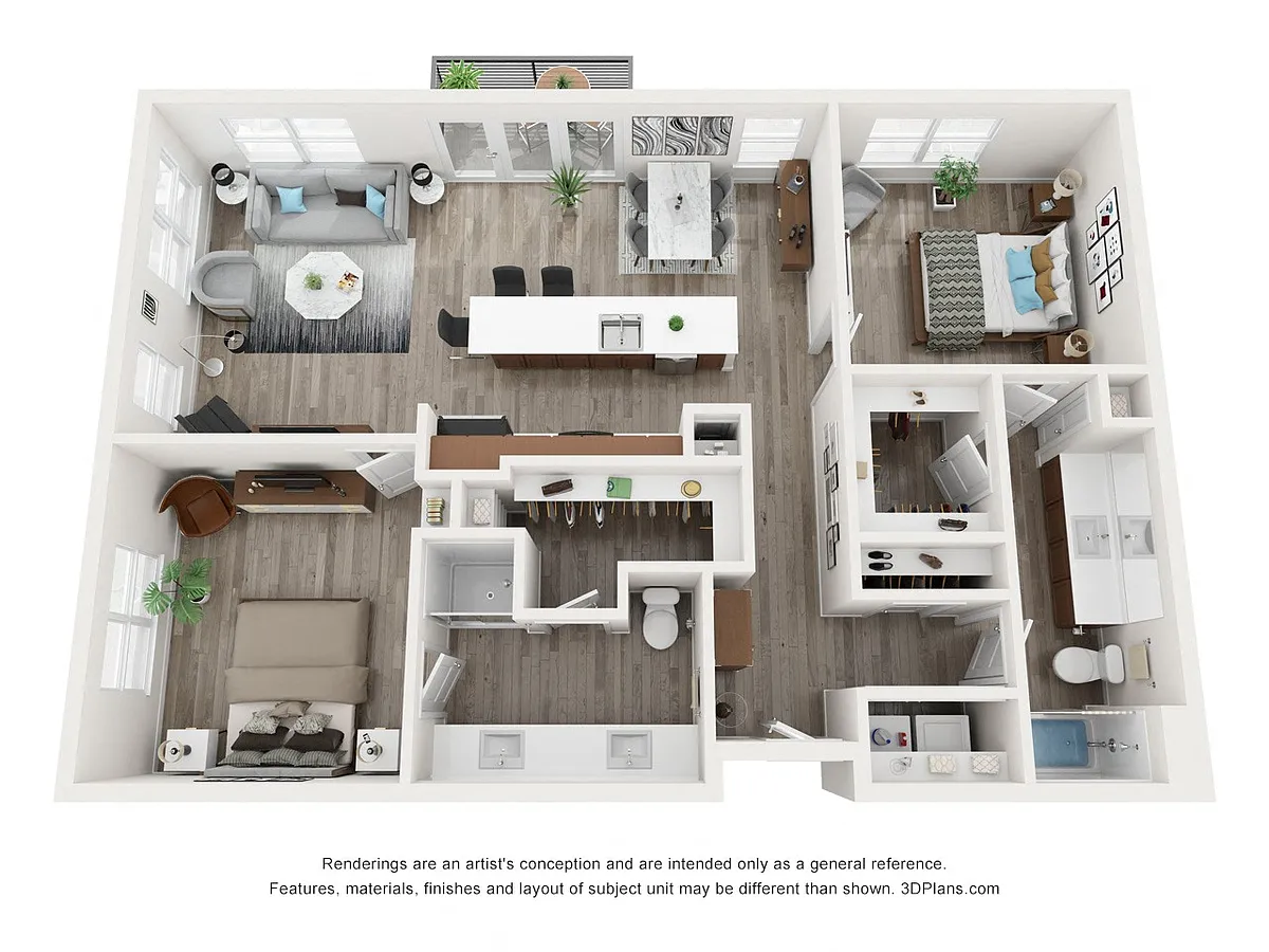 Floor plan B3