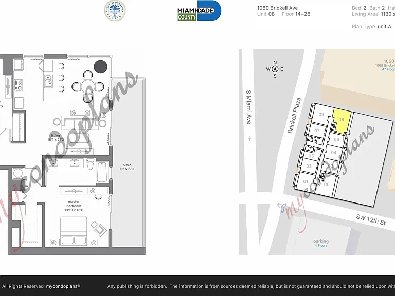 1080 Brickell Ave #2008 — Photo 15