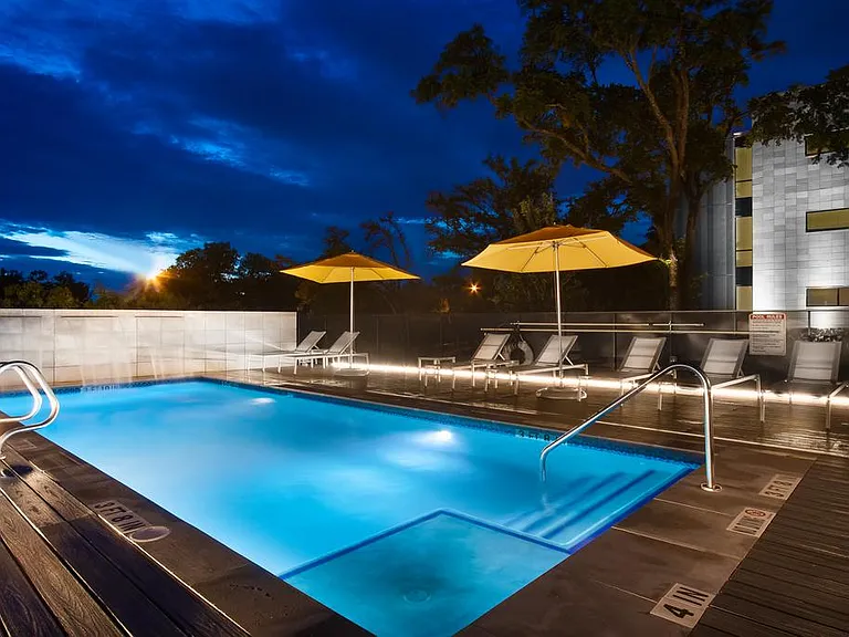 Night-time swim