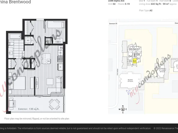 2288 Alpha Ave #1702, Burnaby, BC V5C 0L9
