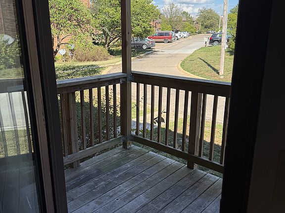 Private deck with view of Columbia Drive