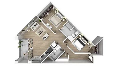 Floor plan B7