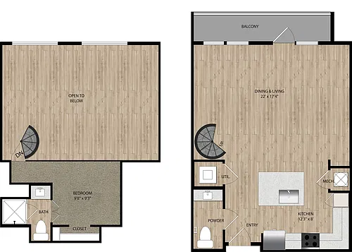 Floor plan A2 Mezz