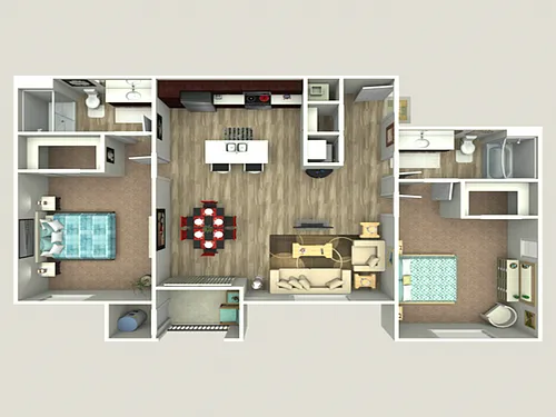 Floor plan Peralta