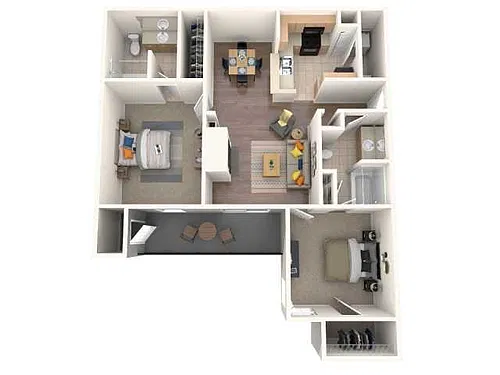 Floor plan Aspen Renovated