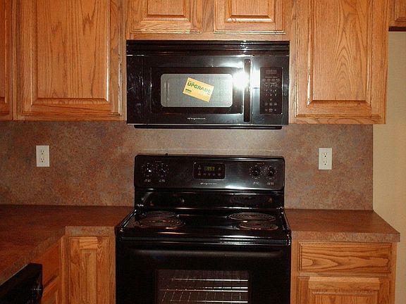 Stove and built in microwave