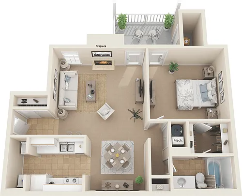 Floor plan Seacrest Renovated