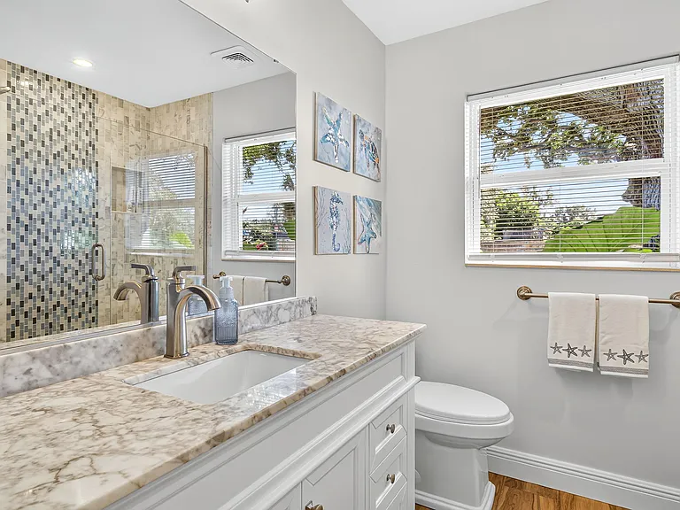 Guest bathroom.