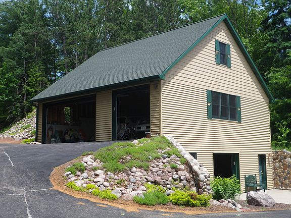 Detached 4 stall garage