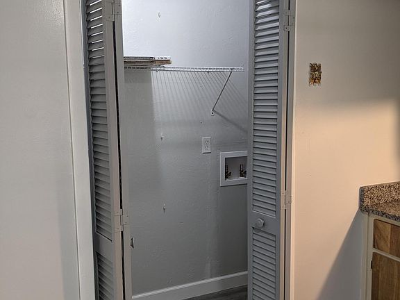 Laundry Closet off Kitchen