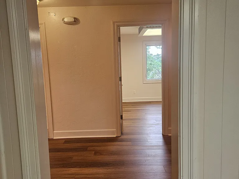 Entrance to kitchen from the dining area.