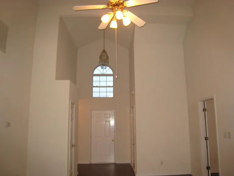 High ceiling entry