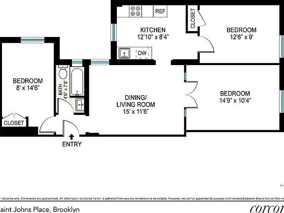 2nd image of 411 Saint Johns Pl #1F