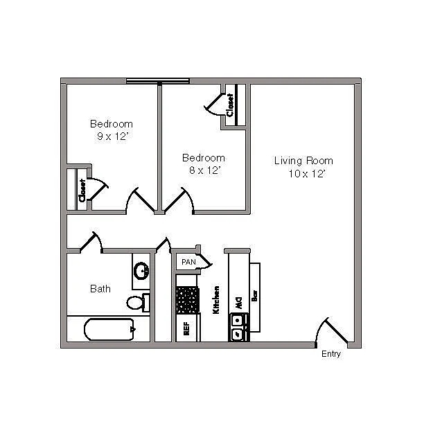 Floor plan 2X1 C