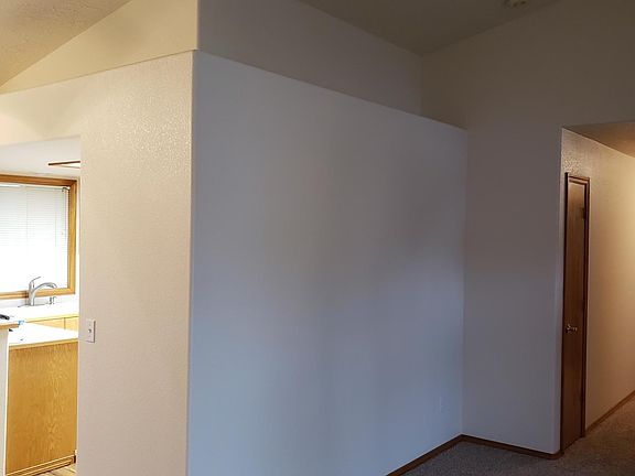 View of plant shelves in the front room